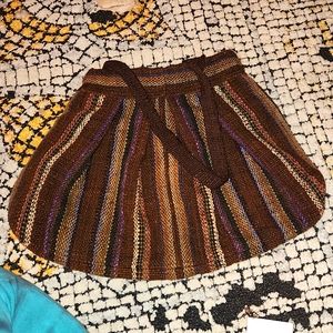 Novica Wool earthy purse